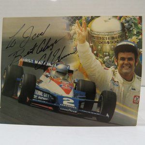 Al Unser Autographed Post Card 1978 Indy Winner (NO COA).
